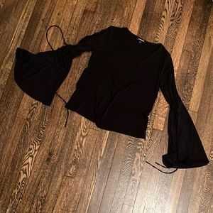 Express bell sleeve top